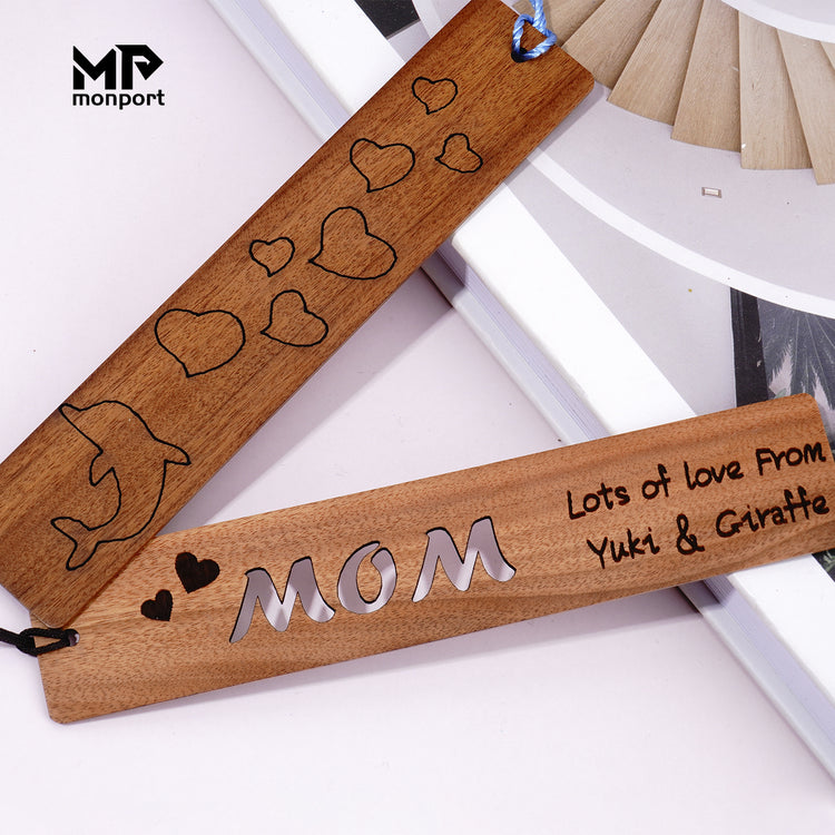Heart Wood Bookmark - CDR File